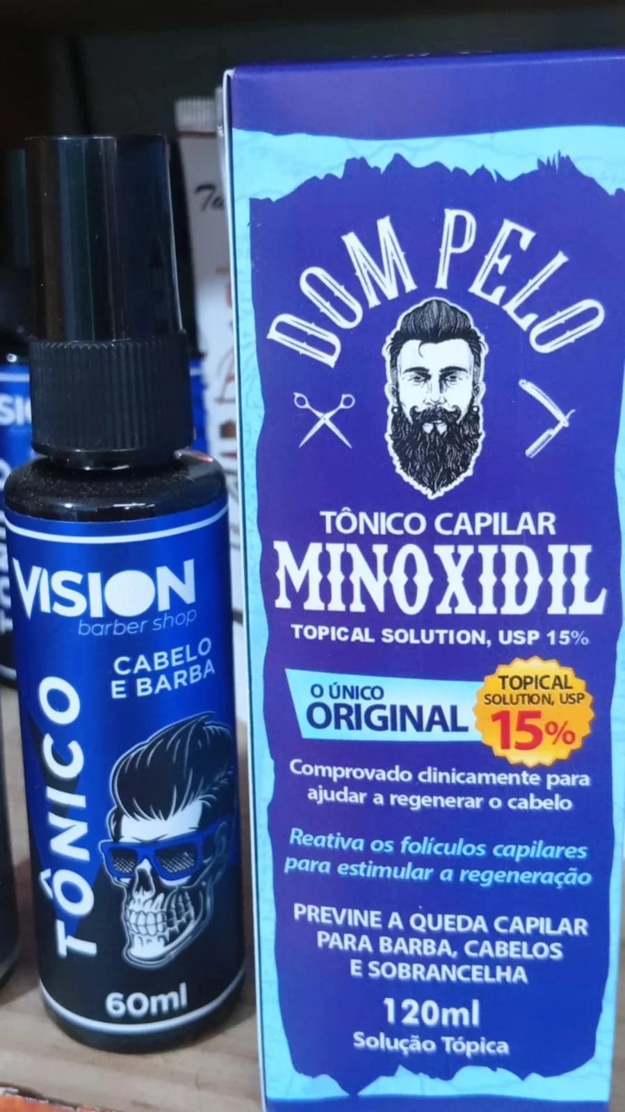 Tônico Capilar Minoxidil 15% Dom Pelo e Vision