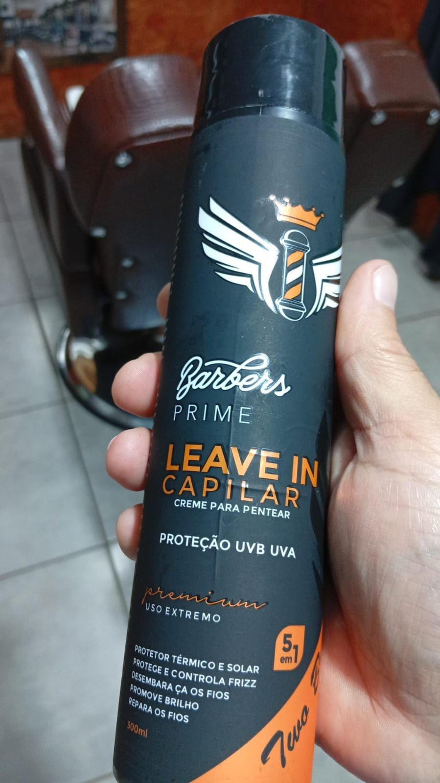 Leave-in Capilar Creme para Pentear Barbers Prime 300ml
